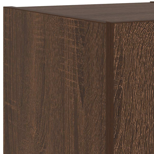 TV-Wandschrank mit LED Eichenoptik