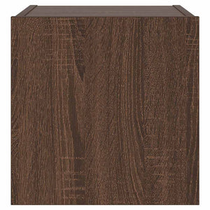 TV-Wandschrank mit LED Eichenoptik