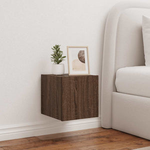 TV-Wandschrank mit LED Eichenoptik
