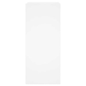 Weißer TV-Wandschrank mit LED