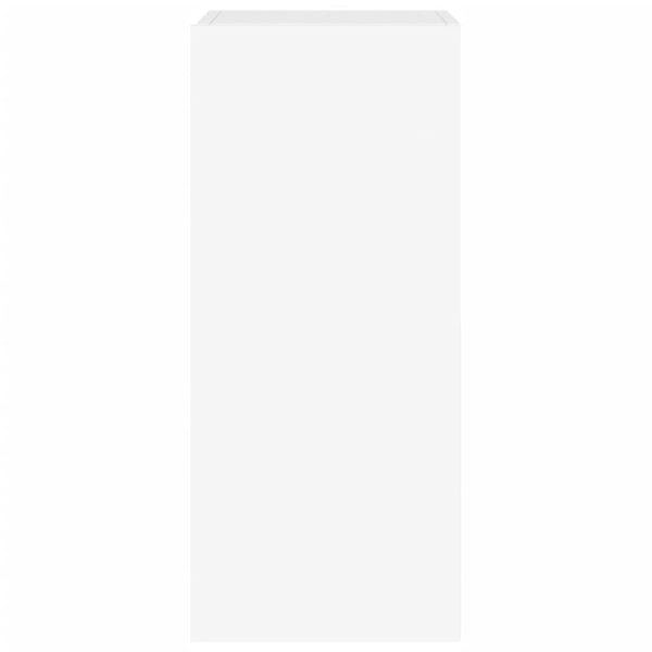 TV-Wandschränke mit LED, 2er-Set, Weiß