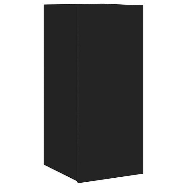 TV-Wandschrank Schwarz mit LED