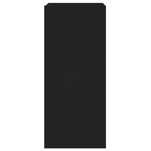 TV-Wandschrank Schwarz mit LED