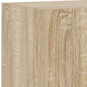 TV-Wandschrank mit LED Sonoma-Eiche 70cm