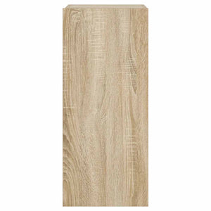 TV-Wandschrank mit LED Sonoma-Eiche 70cm