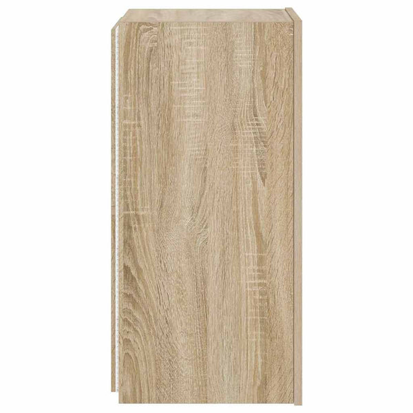 TV-Wandschrank mit LED Sonoma-Eiche 70cm