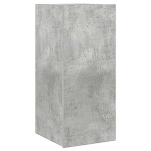 TV-Wandschrank mit LED Betongrau 30,5x35x70 cm