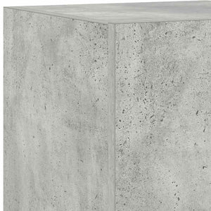 TV-Wandschrank mit LED Betongrau 30,5x35x70 cm