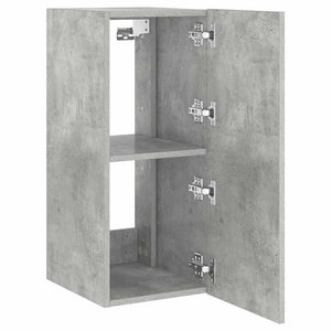 TV-Wandschrank mit LED Betongrau 30,5x35x70 cm
