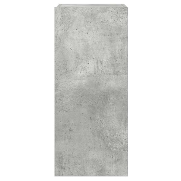 TV-Wandschrank mit LED Betongrau 30,5x35x70 cm