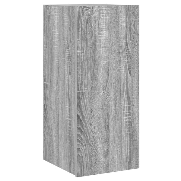 TV-Wandschrank Grau Sonoma mit LED