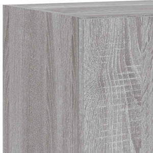 TV-Wandschrank Grau Sonoma mit LED
