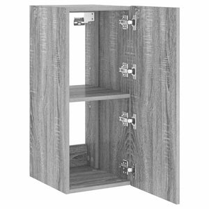 TV-Wandschrank Grau Sonoma mit LED