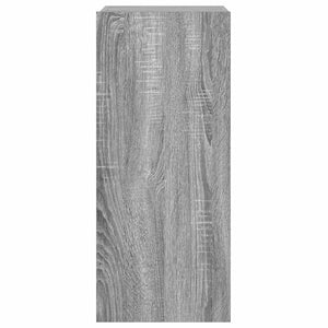 TV-Wandschrank Grau Sonoma mit LED