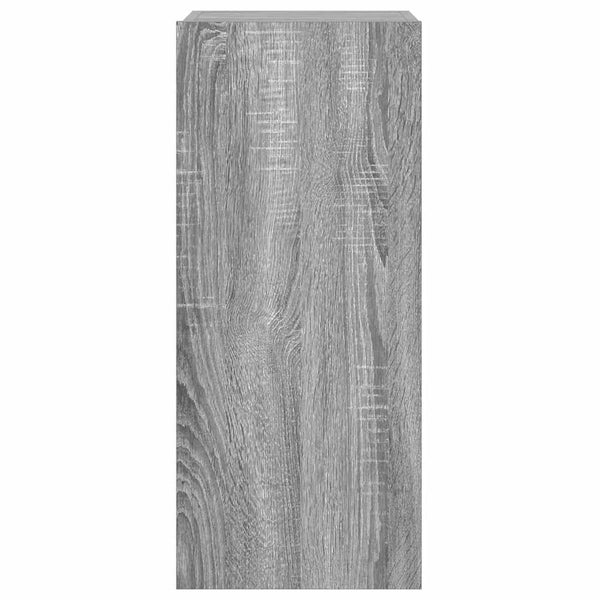 TV-Wandschrank Grau Sonoma mit LED