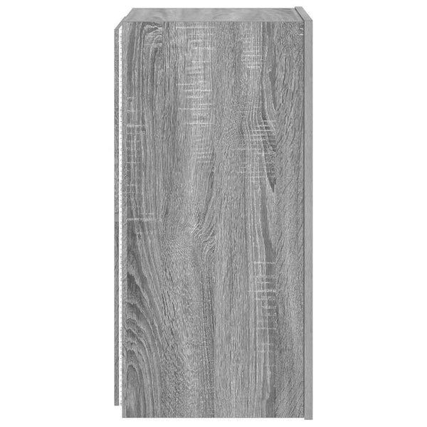 TV-Wandschrank Grau Sonoma mit LED