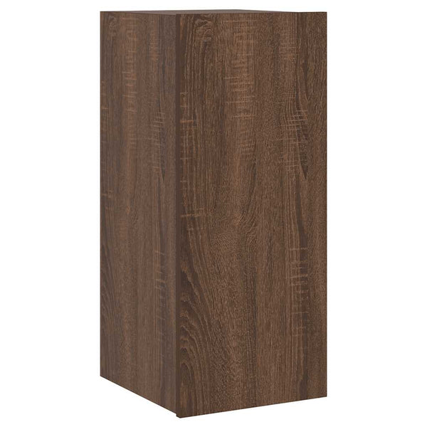 TV-Wandschrank mit LED Eichen-Optik