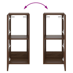 TV-Wandschrank mit LED Eichen-Optik