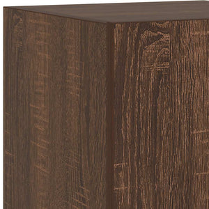 TV-Wandschrank mit LED Eichen-Optik