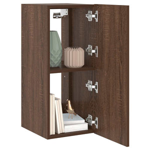 TV-Wandschrank mit LED Eichen-Optik