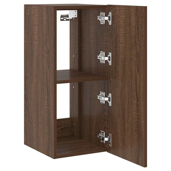 TV-Wandschrank mit LED Eichen-Optik