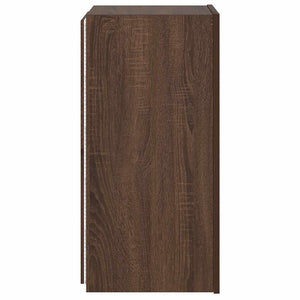 TV-Wandschrank mit LED Eichen-Optik