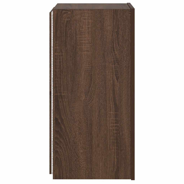 TV-Wandschrank mit LED Eichen-Optik