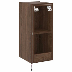 TV-Wandschrank mit LED Eichen-Optik