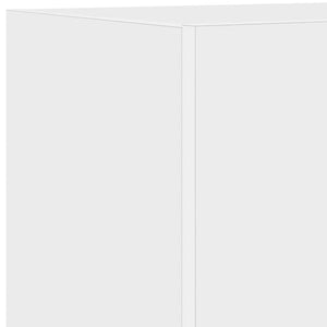 TV-Wandschränke mit LED, 2er Set, Weiß