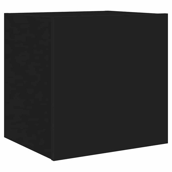 TV-Wandschrank Schwarz mit LED