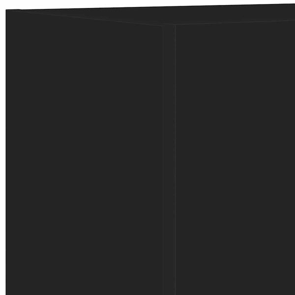 TV-Wandschrank Schwarz mit LED