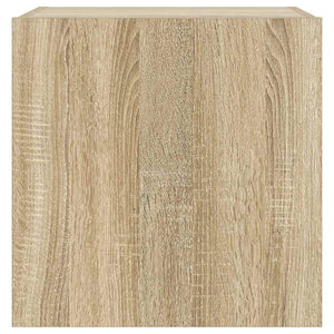 TV-Wandschrank Sonoma-Eiche mit LED
