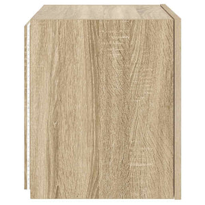 TV-Wandschrank Sonoma-Eiche mit LED