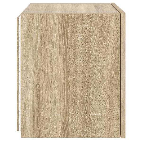 TV-Wandschrank Sonoma-Eiche mit LED