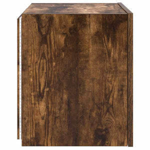 TV-Wandschrank Räuchereiche mit LED