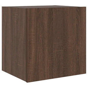 TV-Wandschrank mit LED Eichenoptik