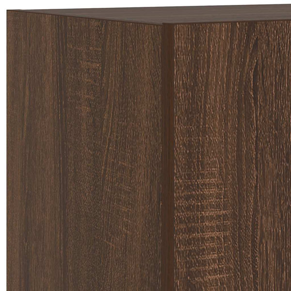 TV-Wandschrank mit LED Eichenoptik