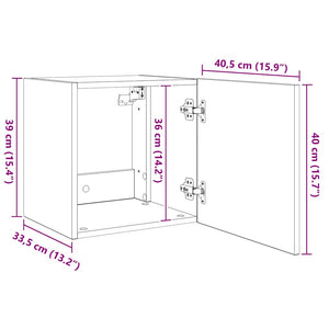 TV-Wandschrank mit LED Eichenoptik
