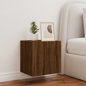 TV-Wandschrank mit LED Eichenoptik