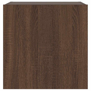 TV-Wandschrank mit LED Eichenoptik