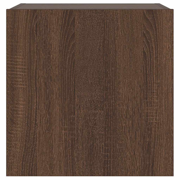 TV-Wandschrank mit LED Eichenoptik