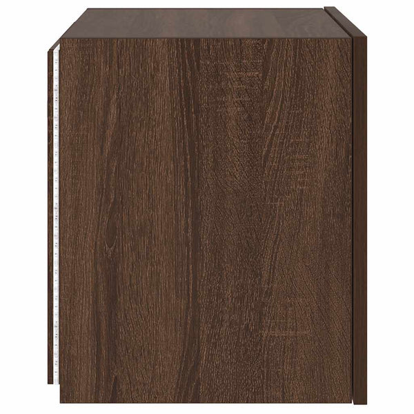 TV-Wandschrank mit LED Eichenoptik