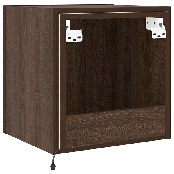 TV-Wandschrank mit LED Eichenoptik