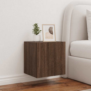 TV-Wandschrank mit LED Eichenoptik