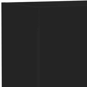 TV-Wandschrank Schwarz mit LED
