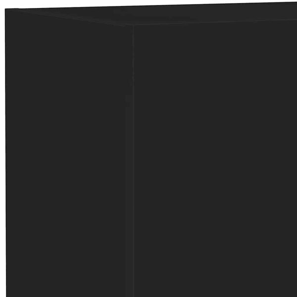 TV-Wandschrank Schwarz mit LED