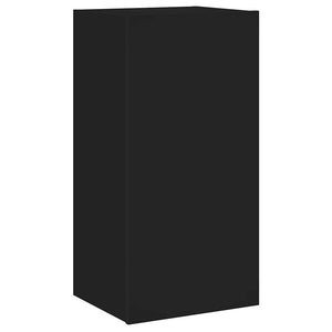 TV-Wandschrank Schwarz mit LED