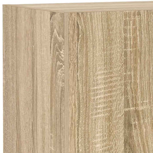 TV-Wandschrank Sonoma Eiche mit LED