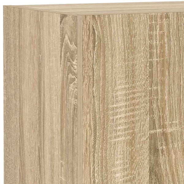 TV-Wandschrank Sonoma Eiche mit LED
