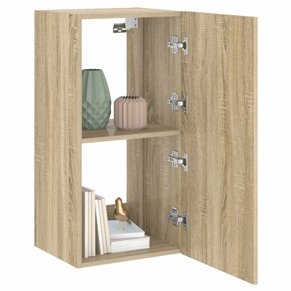 TV-Wandschrank Sonoma Eiche mit LED